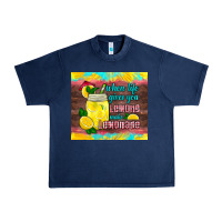 Navy when life gives you lemons make lemonade Urban Heavy Tee - HRA Design Shop