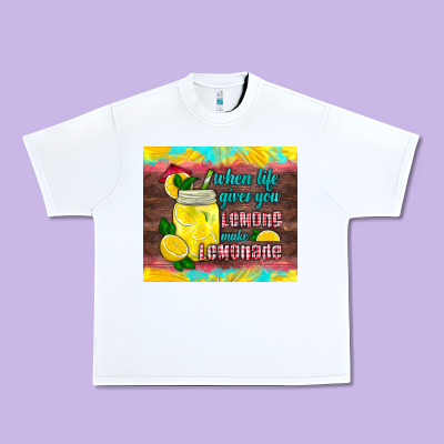 When Life Gives You Lemons Make Lemonade Urban Heavy Tee Designed By Hra Design Shop