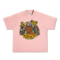 Salmon scottish calf sunflowers rainbow Urban Heavy Tee - BarkalooDesign