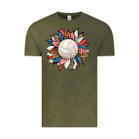 Vintage Olive volleyball sunflower Vintage Tee - HRA Design Shop