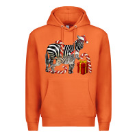 Carrot Christmas Zebra Baby And Mama Premium Hoodie - LillyAllenDesigns