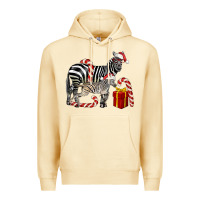 Pina Colada Christmas Zebra Baby And Mama Premium Hoodie - LillyAllenDesigns
