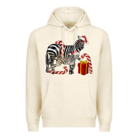 Tofu Christmas Zebra Baby And Mama Premium Hoodie - LillyAllenDesigns