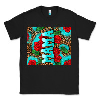 Black rose leopard mama Classic Tee - AdoDesignShop
