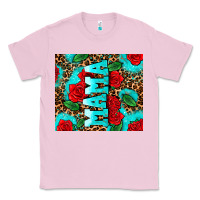 Bubblegum Pink rose leopard mama Classic Tee - AdoDesignShop