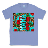 Colony Blue rose leopard mama Classic Tee - AdoDesignShop