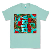 Seafoam rose leopard mama Classic Tee - AdoDesignShop