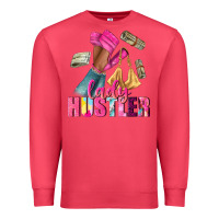 Cardinal lady hustler afro high heels Premium Sweatshirt - NancyCooperArtShop