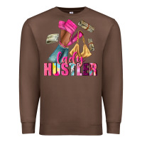 Chestnut lady hustler afro high heels Premium Sweatshirt - NancyCooperArtShop