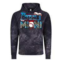 Cloud Black baseball mini with leopard Vintage Hoodie - Zillion Design Studio