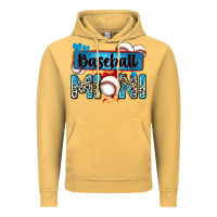 Vintage Mustard baseball mini with leopard Vintage Hoodie - Zillion Design Studio