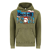 Vintage Olive baseball mini with leopard Vintage Hoodie - Zillion Design Studio