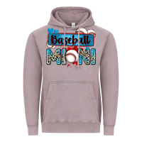 Vintage Zinc baseball mini with leopard Vintage Hoodie - Zillion Design Studio