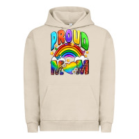 Pigment French Oak Proud Mom Urban Hoodie - NancyCooperArtShop