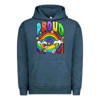 Pigment Midnight Navy Proud Mom Urban Hoodie - NancyCooperArtShop