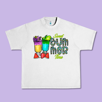 Sweet Summer Time3 Urban Heavy Tee Designed By Cowhidedigitalart