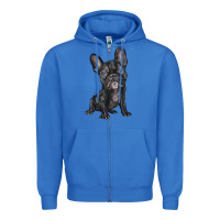 True Royal french bulldog Zipper Hoodie - BarkalooDesign