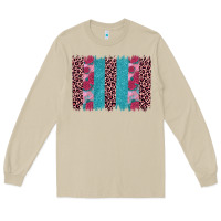 Mushroom valentines day leopard rose glitter brush stoke Long Sleeve Tee - JahusDesignShop