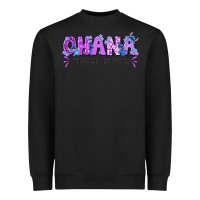 Black ohana means family with stitch Heavyweight Sweatshirt - texasbilliewilder