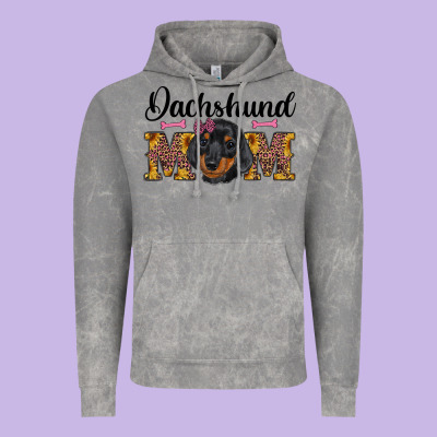 Western Dachshund Mom Vintage Hoodie Designed By Ranaportraitstore