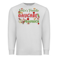 Dove Grey santa's favorite daycare provider Premium Sweatshirt - MaliasSmallBusiness
