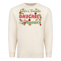 Sandshell santa's favorite daycare provider Premium Sweatshirt - MaliasSmallBusiness