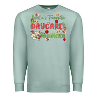 Santa's Favorite Daycare Provider Premium Sweatshirt | Teevron