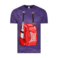 Cloud Purple red bat backpack fa element Vintage Tee - FaDigitalArtStudio