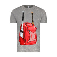 Cloud Rock red bat backpack fa element Vintage Tee - FaDigitalArtStudio