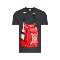 Vintage Black red bat backpack fa element Vintage Tee - FaDigitalArtStudio