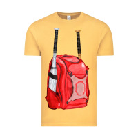 Vintage Mustard red bat backpack fa element Vintage Tee - FaDigitalArtStudio
