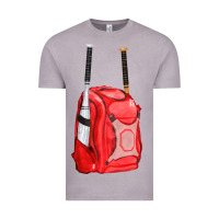 Vintage Zinc red bat backpack fa element Vintage Tee - FaDigitalArtStudio