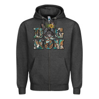 Charcoal Heather dog mom french bulldog Zipper Hoodie - BarkalooDesign