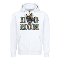 Dog Mom French Bulldog Zipper Hoodie | Teevron