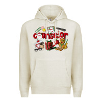 Oatmeal Heather Counselor Christmas Premium Hoodie - LillyAllenDesigns