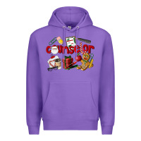 Purple Counselor Christmas Premium Hoodie - LillyAllenDesigns