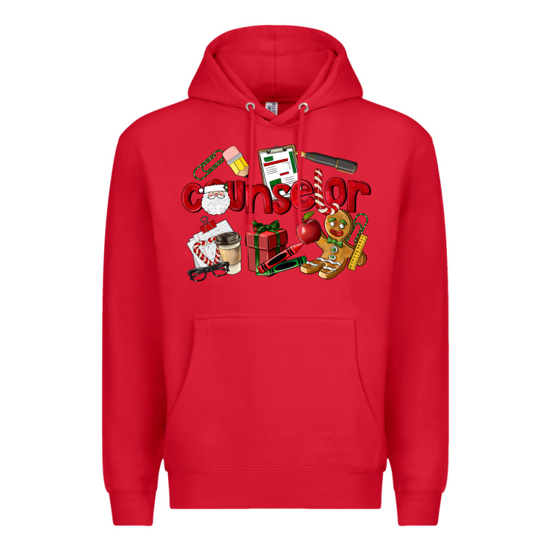 Counselor Christmas Premium Hoodie by LillyAllenDesigns | Teevron