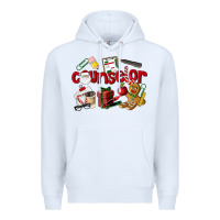 White Counselor Christmas Premium Hoodie - LillyAllenDesigns