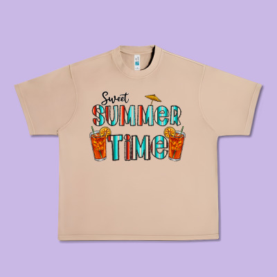 Sweet Summer Time Urban Heavy Tee Designed By Cowhidedigitalart