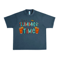 Midnight Navy sweet summer time Urban Heavy Tee - CowhideDigitalArt