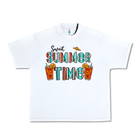 White sweet summer time Urban Heavy Tee - CowhideDigitalArt