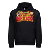 Black Viva Mexico Urban Hoodie - texasbilliewilder
