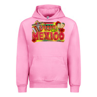 Fuchsia Pink Viva Mexico Urban Hoodie - texasbilliewilder