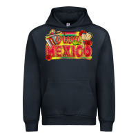 Navy Viva Mexico Urban Hoodie - texasbilliewilder