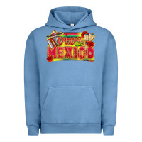 Pigment Pebble Blue Viva Mexico Urban Hoodie - texasbilliewilder