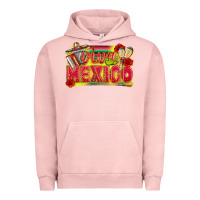 Pigment Salmon Viva Mexico Urban Hoodie - texasbilliewilder