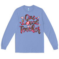 Colony Blue one loved teacher Long Sleeve Tee - JahusDesignShop