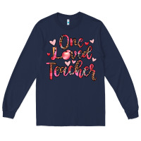 Navy one loved teacher Long Sleeve Tee - JahusDesignShop
