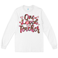 White one loved teacher Long Sleeve Tee - JahusDesignShop