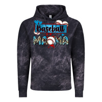 Cloud Black baseball mama with leopard Vintage Hoodie - Zillion Design Studio